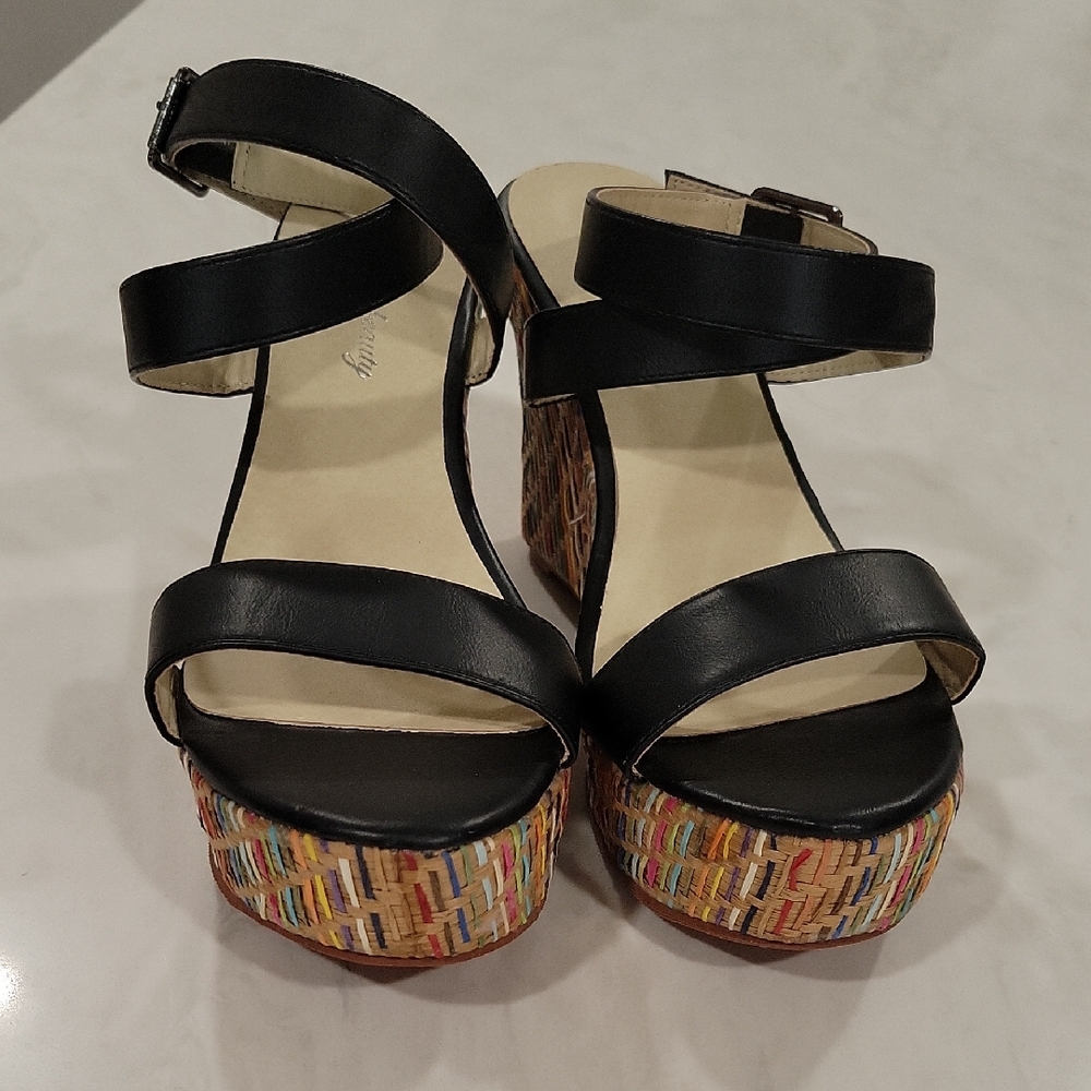 Getmorebeauty Platform Anklewrap Sandals